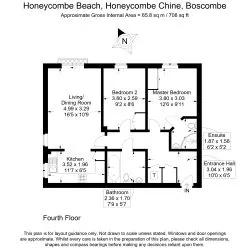 Exceptional Two Double Bedroom Coastal Apartment – Prime for Investment, or Second Home. - Flat 14 Honeycombe Beach, Honeycombe Chine, Boscombe, Dorset, BH5 1LE