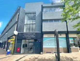 Located in the heart of Hanley, this modern studio apartment presents an outstanding investment opportunity. Just three years old, the property offers contemporary living with high-quality finishes, making it an attractive choice for tenants. Currently let at £5,700 per annum, it provides a hassle-free, income-generating asset from day one.