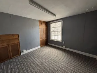 A three storey property with four rooms and a kitchen and bathroom, this Grade II listed property offers many opportunities for development.