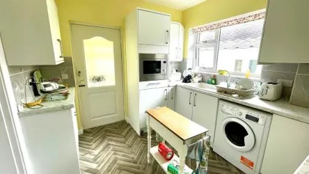 THIS BEAUTIFULLY PRESENTED 2/3 BEDROOM SEMI DETACHED DORMER BUNGALOW IS SITUATED TOWARDS THE END OF A CUL-DE-SAC OVERLOOKING THE GREEN, within an easy access of local village shops of Penrhyn Bay, Promenade, bus services, local Family Practitioners and Chemist.