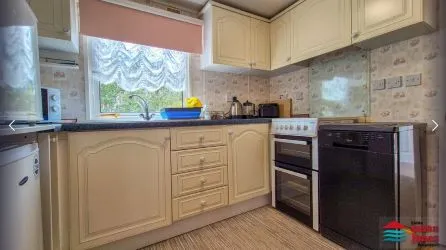 Static 6 Berth Caravan On A Good Sized Plot On The Llyn Peninsula, Including Off Road Parking And With Distant Sea Views. Local Beaches Are Within Easy Reach.