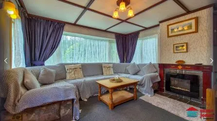 Static 6 Berth Caravan On A Good Sized Plot On The Llyn Peninsula, Including Off Road Parking And With Distant Sea Views. Local Beaches Are Within Easy Reach.