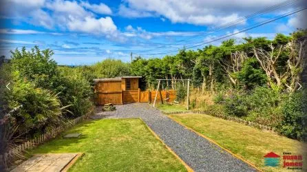 Static 6 Berth Caravan On A Good Sized Plot On The Llyn Peninsula, Including Off Road Parking And With Distant Sea Views. Local Beaches Are Within Easy Reach.