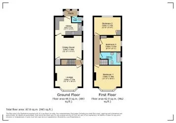 Three bedroom, Two reception Semi detached House. South facing rear garden.- 2 Clive Road, Bournemouth, Dorset, BH9 1NR