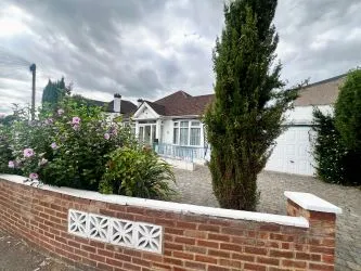 Vacant possession bungalow in the popular location of Bexleyheath.  Potential building plot for two - three bedroom dwellings STP -13 Martin Dene, Bexleyheath, Kent, DA6 8NA