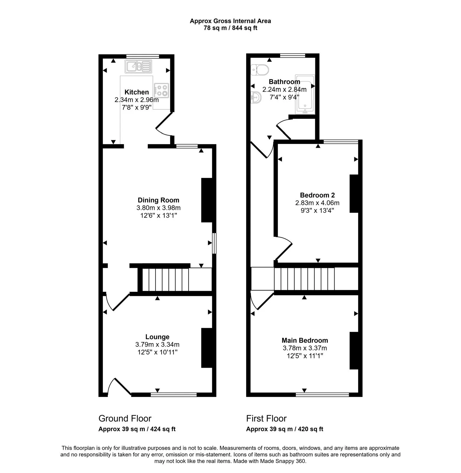 2 Bedroom Semi-Detached in Derby