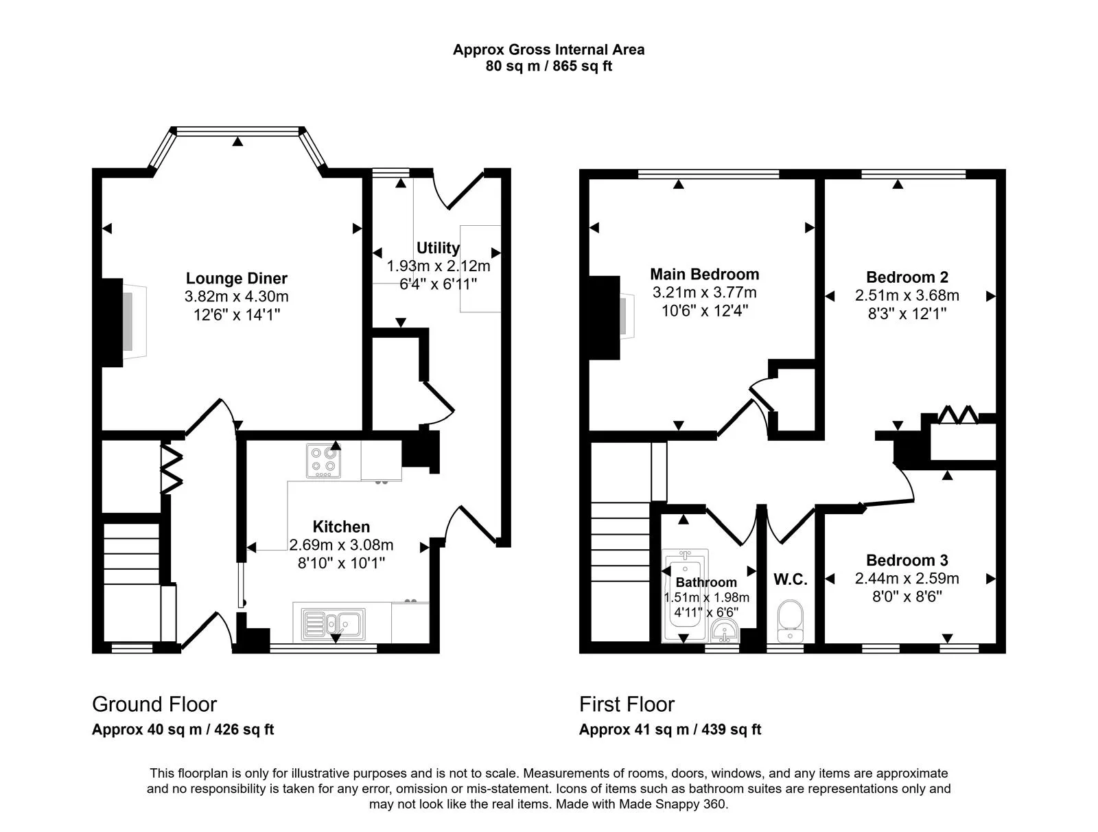 3 Bedroom Mid-Terraced in Walsall