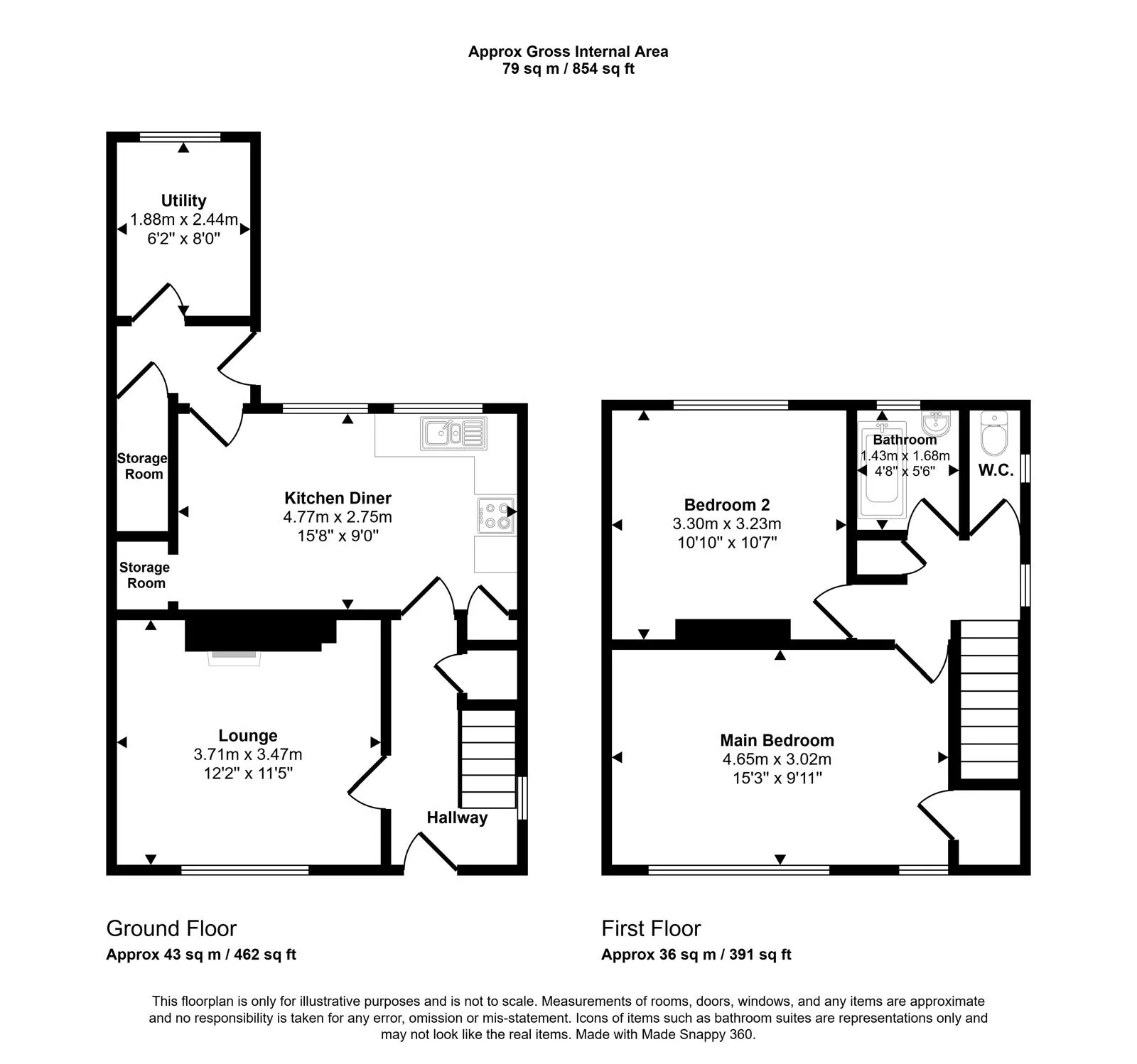 2 Bedroom Semi-Detached in Earl Shilton