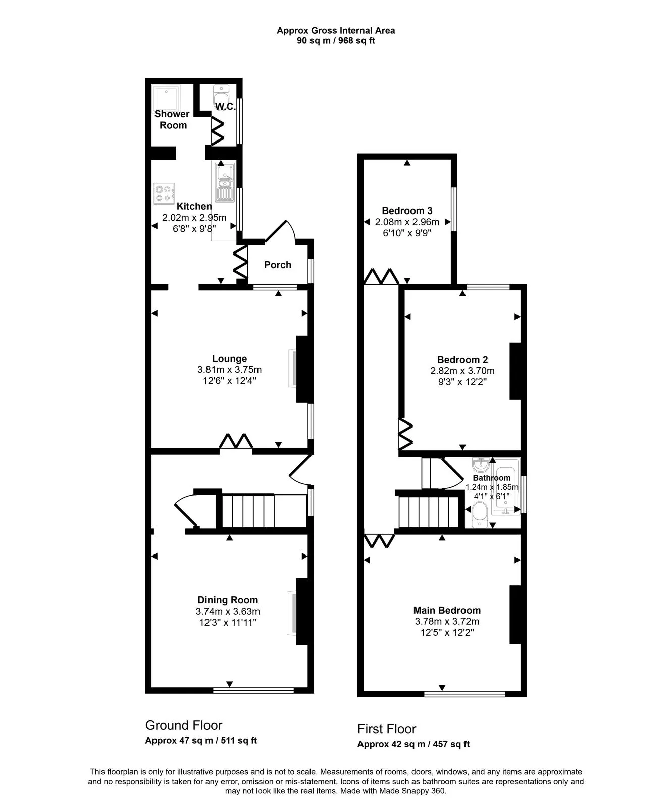 3 Bedroom Semi Detached House in Alfreton