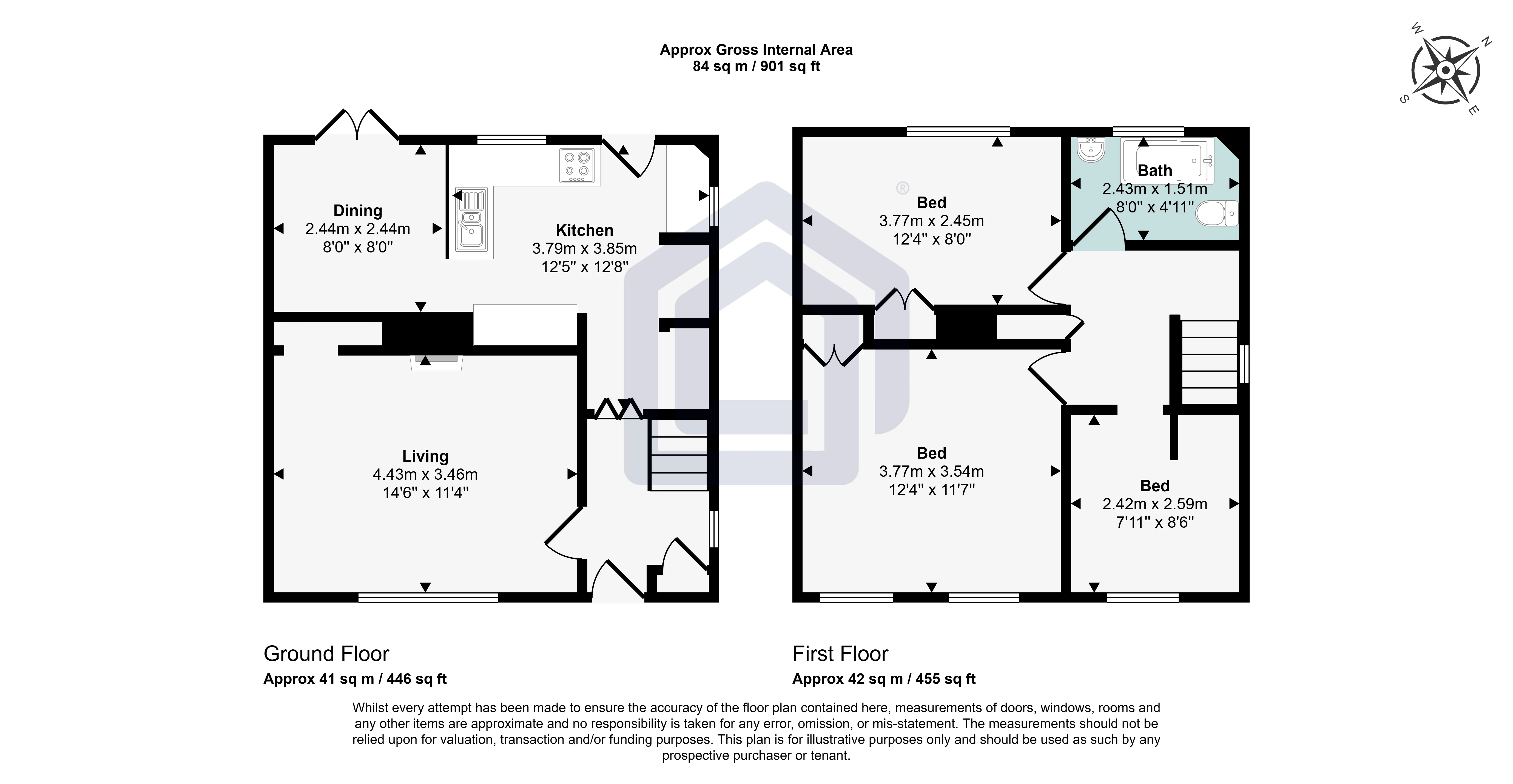 3 Bedroom Semi-Detached in Quinton