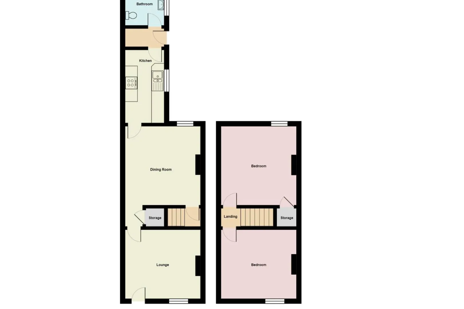 2 Bedroom Terraced in Stoke-on-Trent