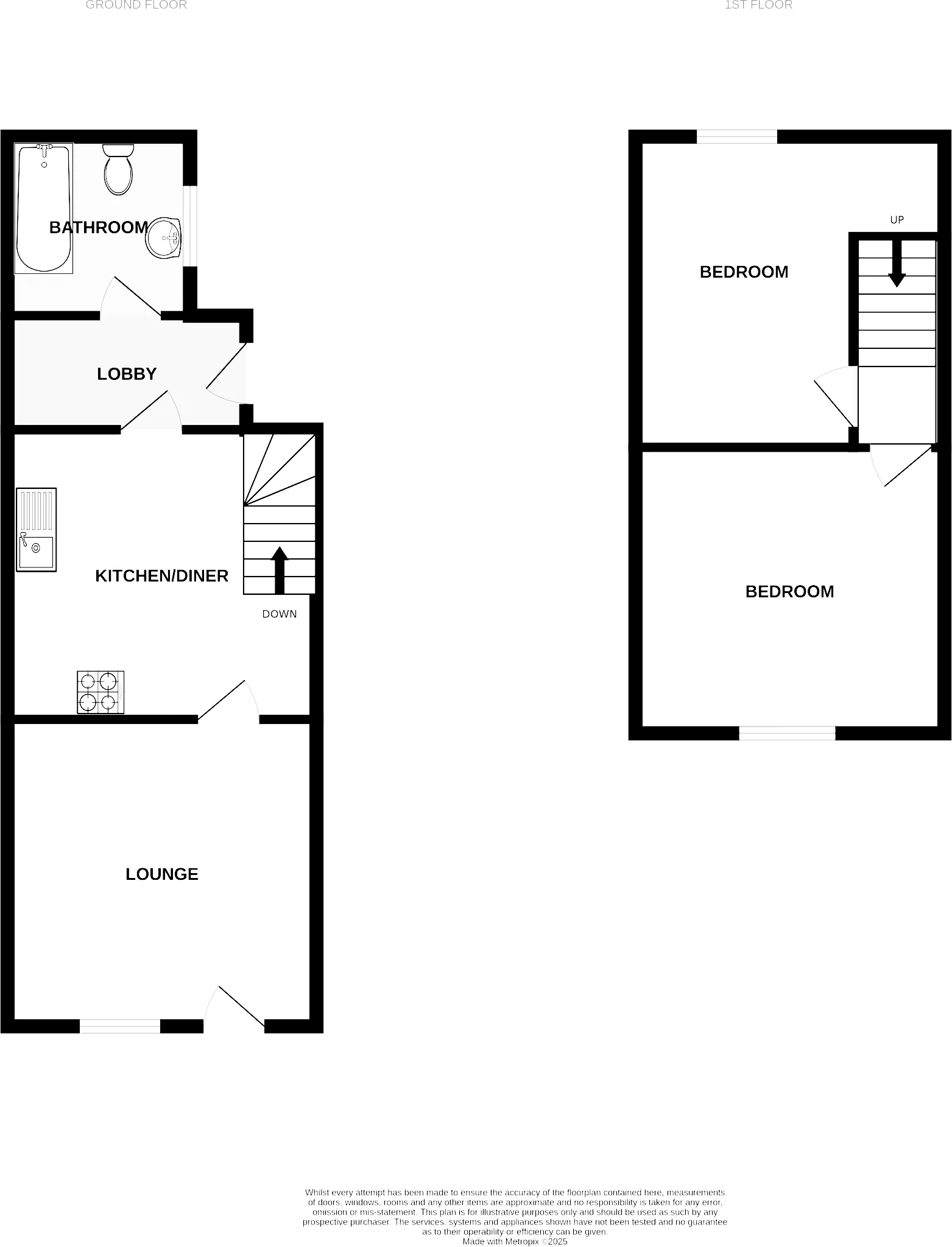 2 Bedroom Terraced in Burton-on-Trent