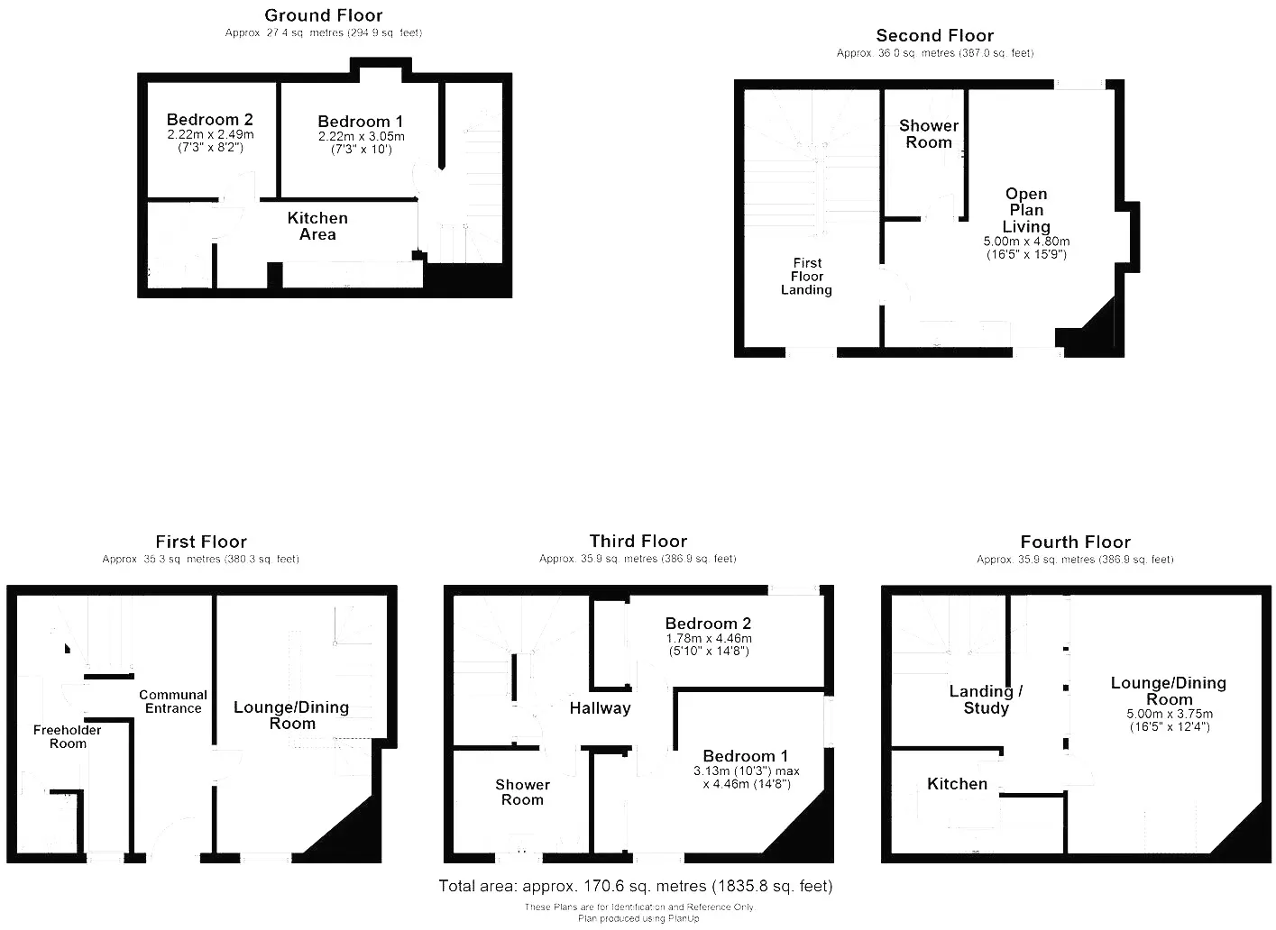 5 Bedroom Block of 3 Apartments in Herefordshire