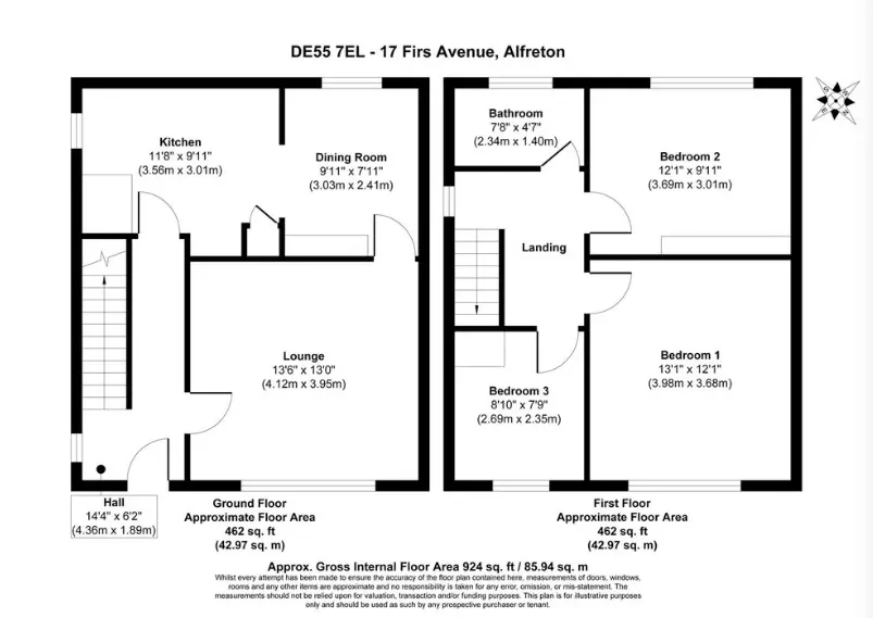 3 Bedroom Semi-Detached in Derbyshire