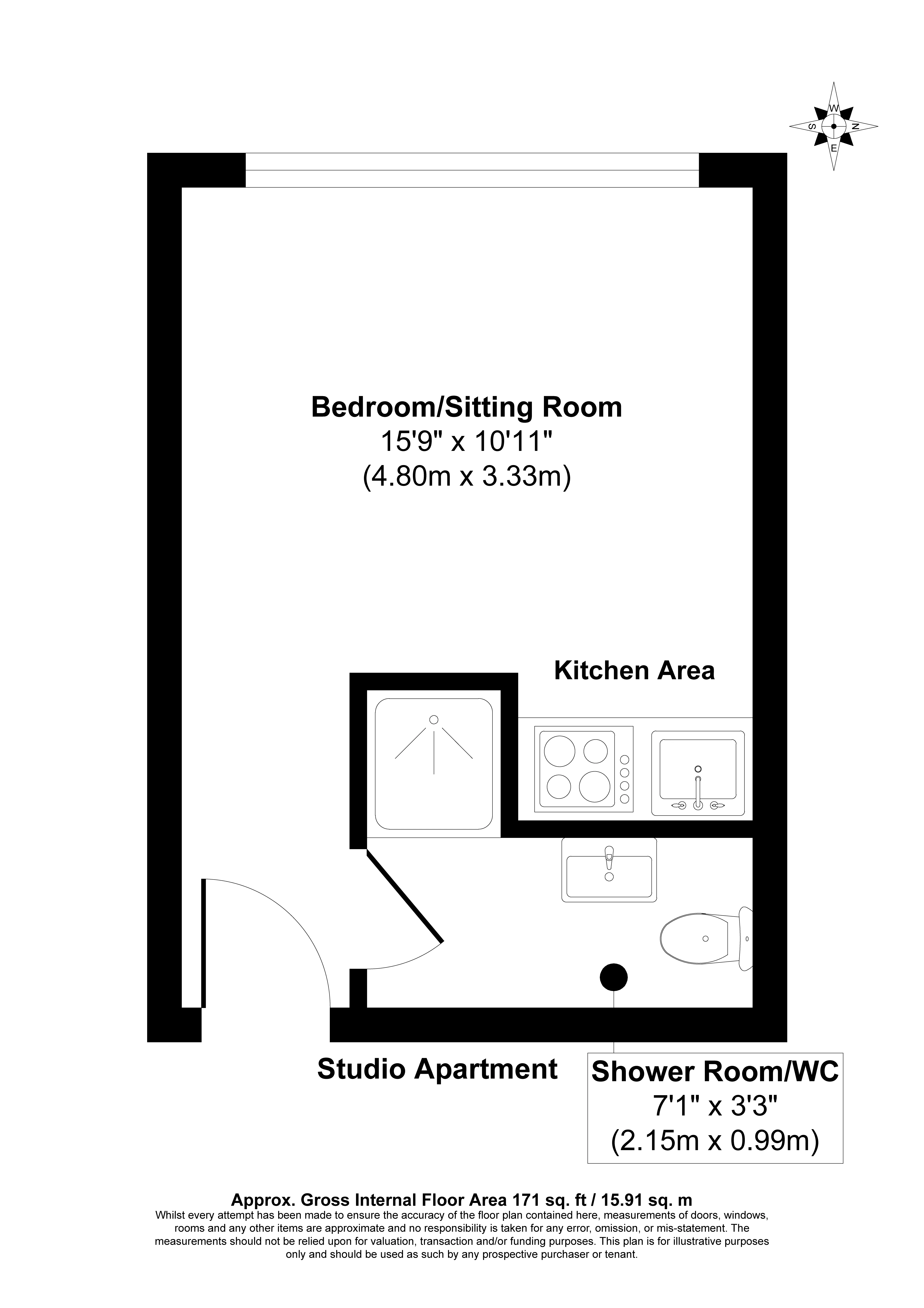 1 Bedroom Apartment in Sunderland