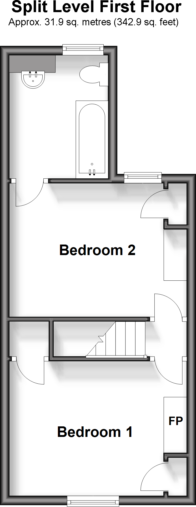 2 bed Terraced