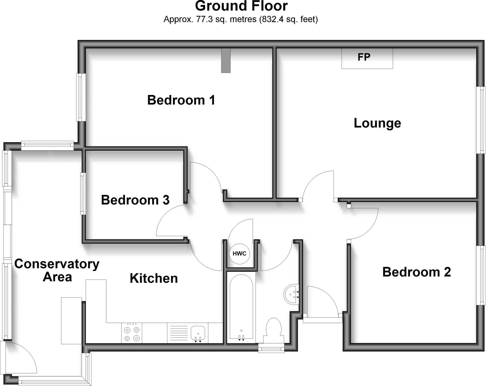 2 bed Bungalow