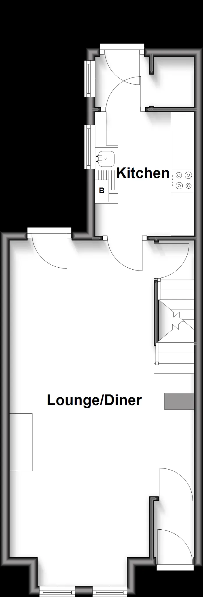 2 bed Terraced