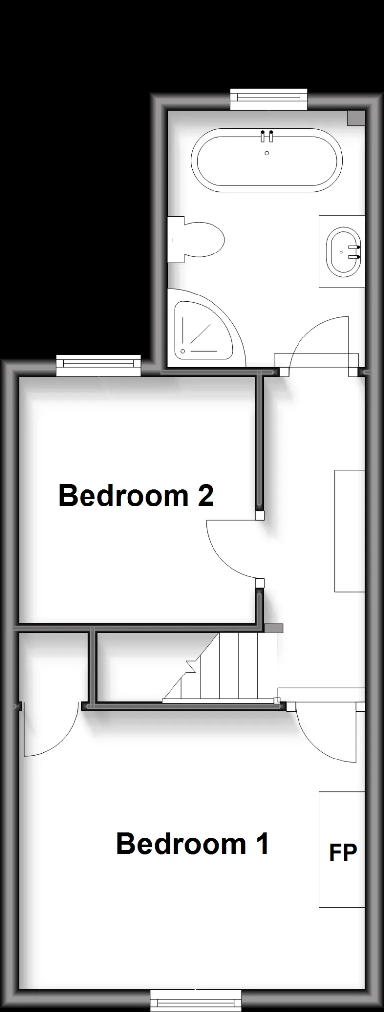 2 bed Terraced