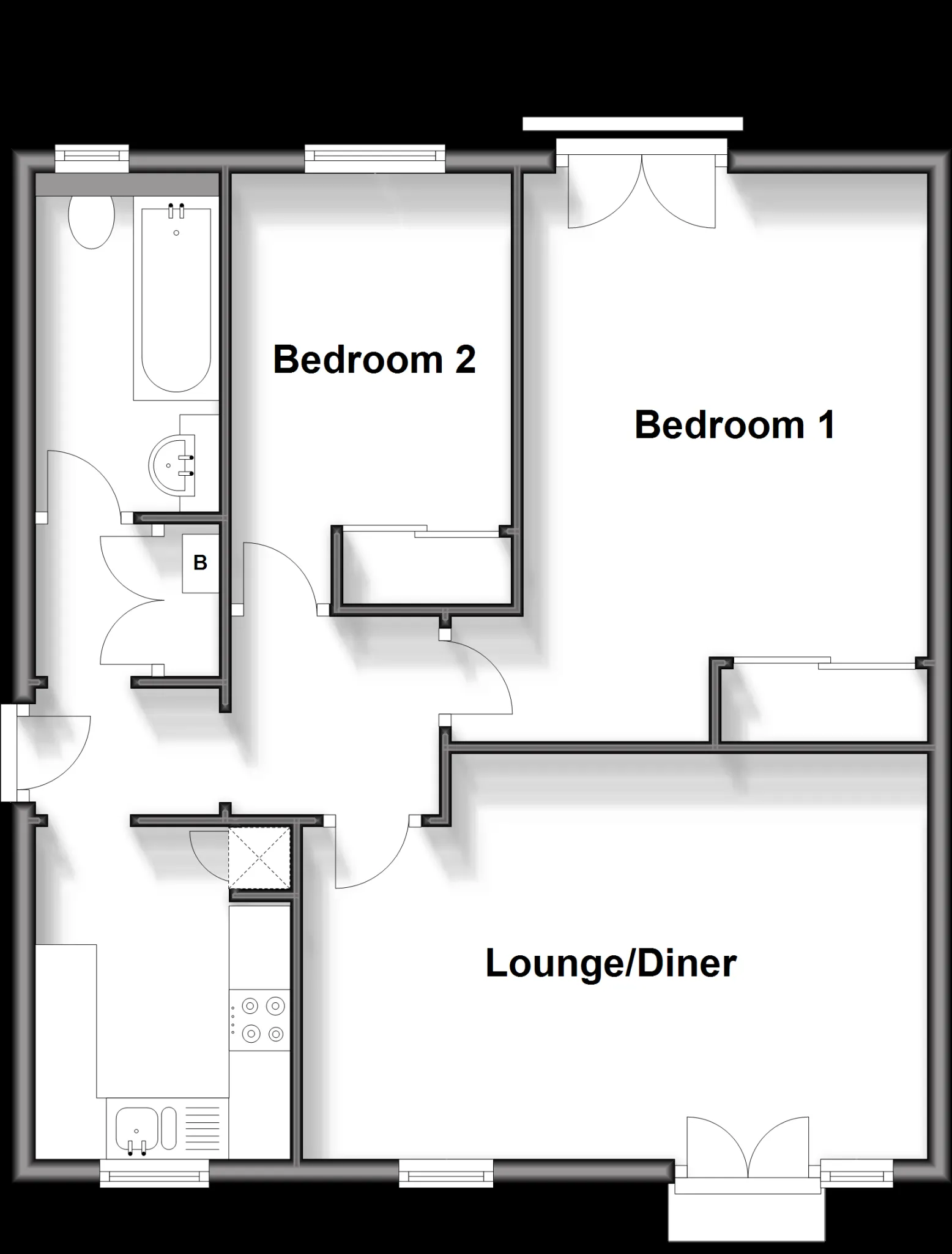 2 bed Apartment