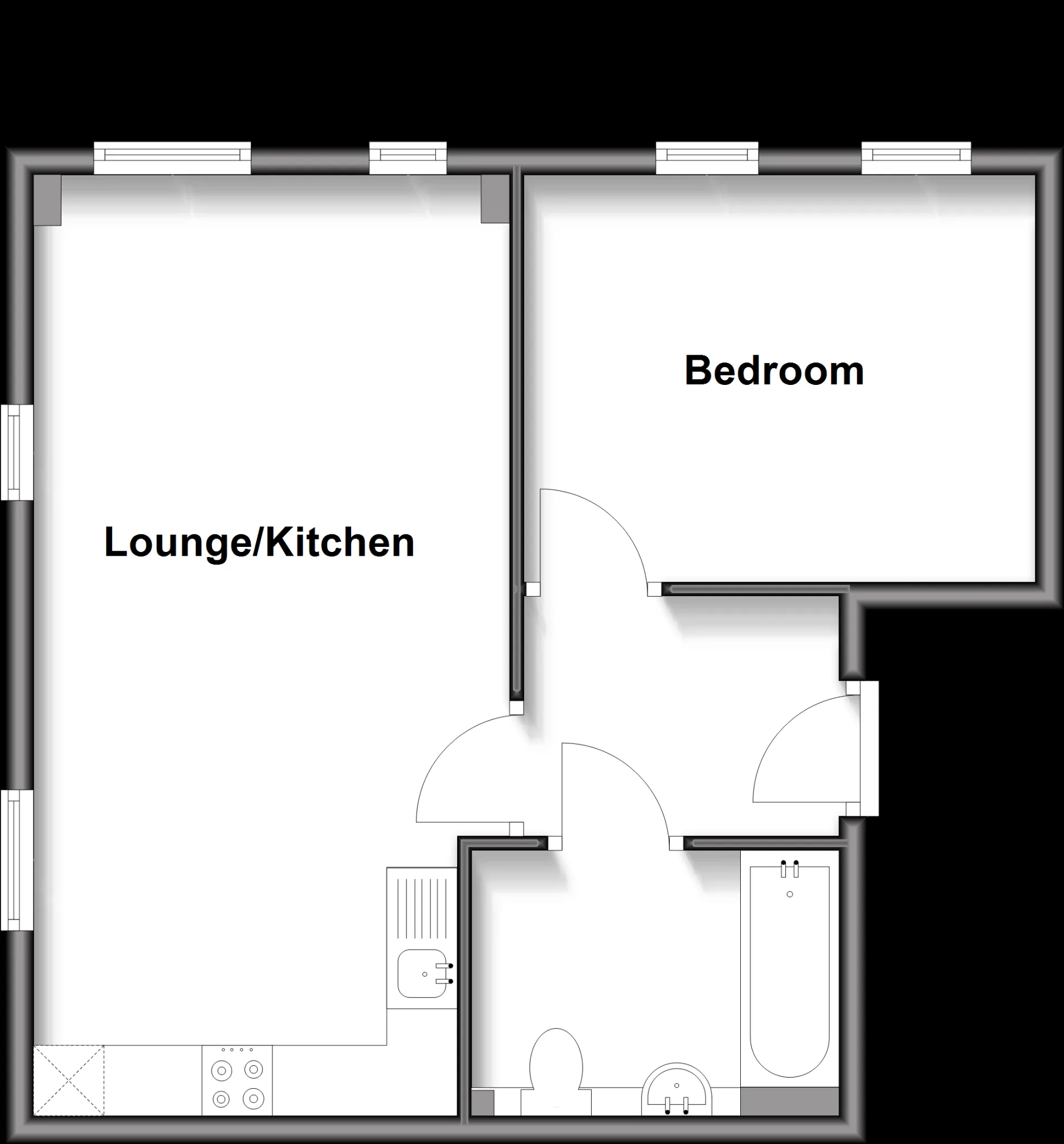1 bed Apartment