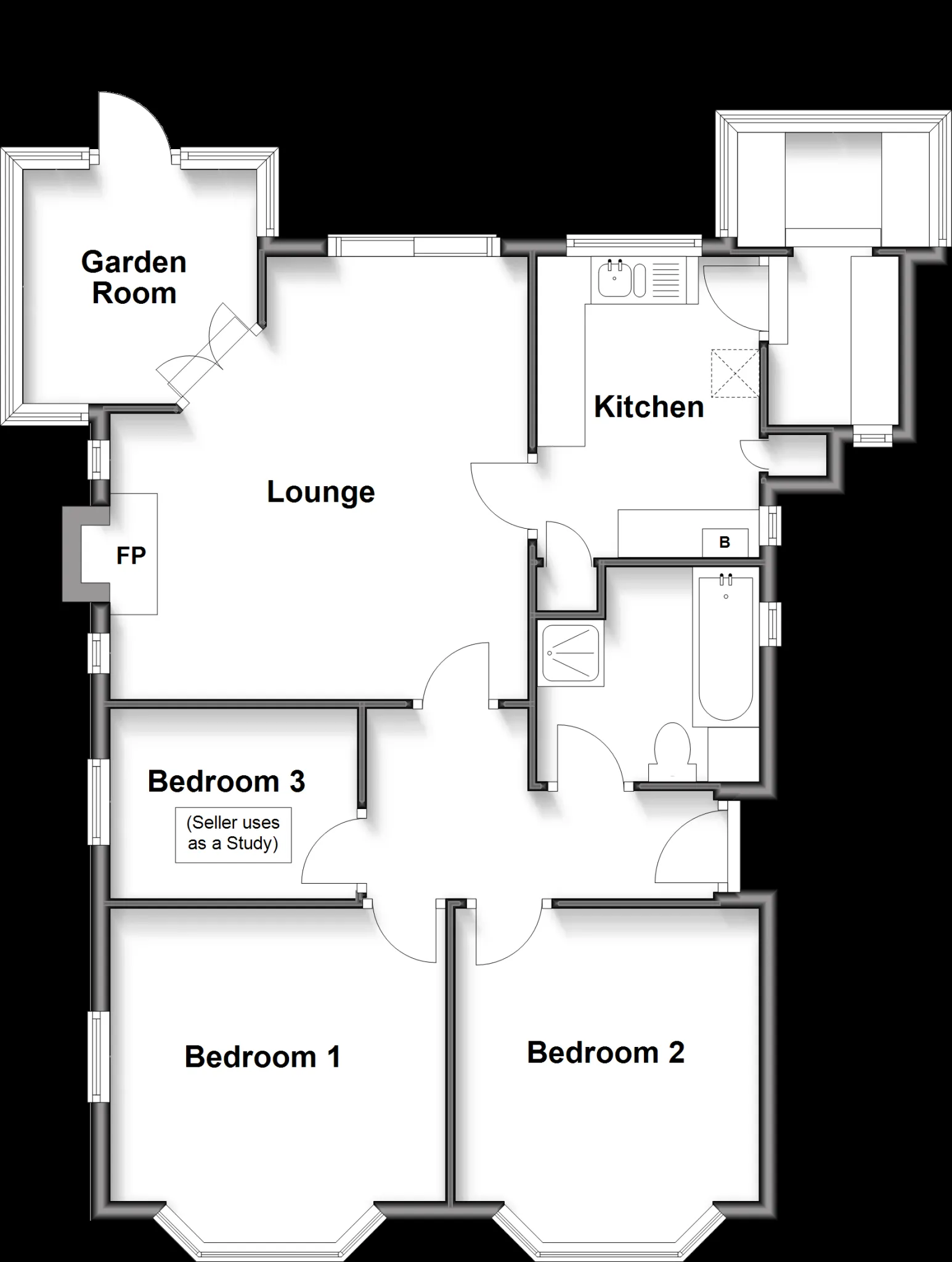 3 bed Detached Bungalow