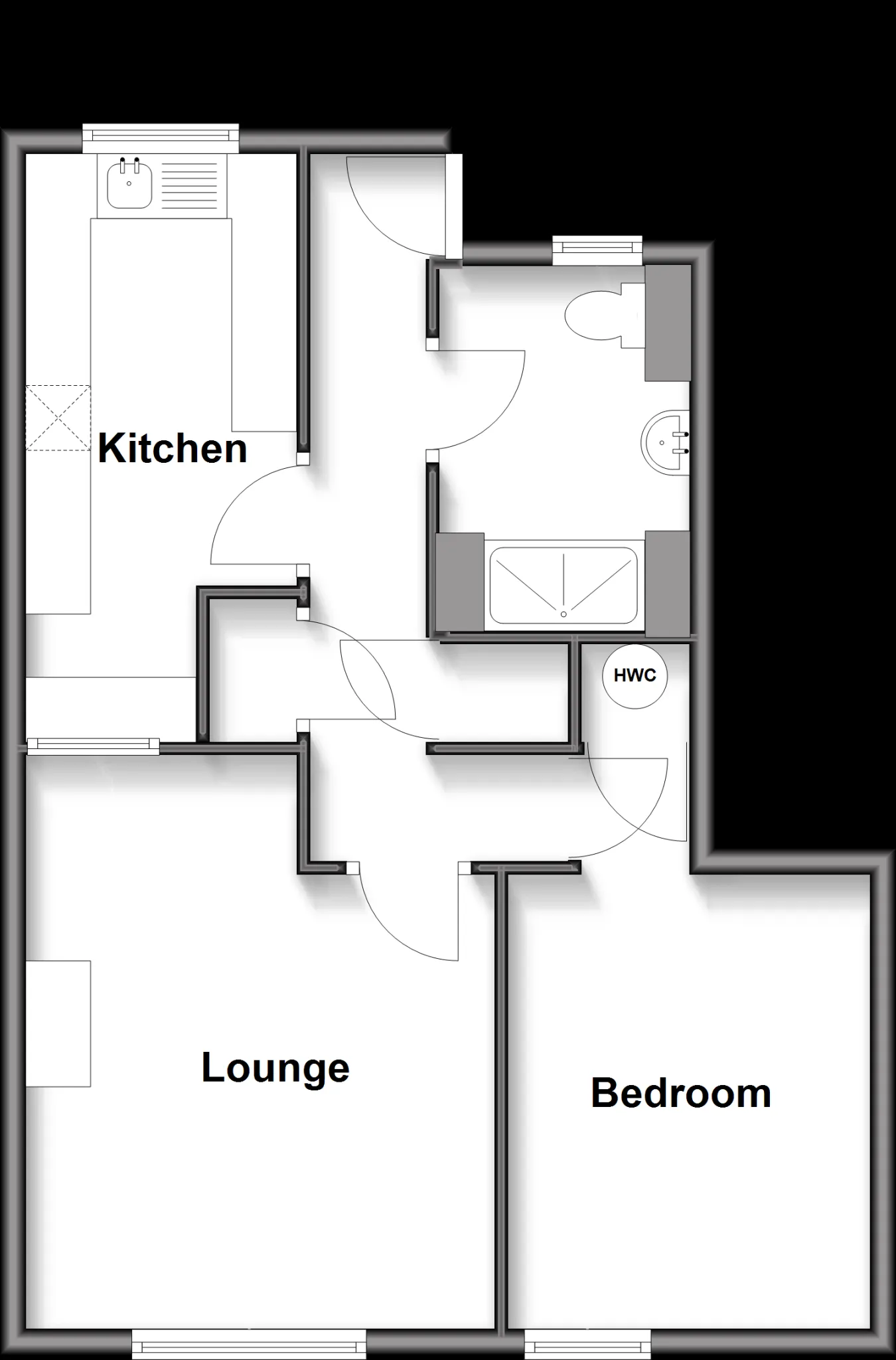 1 bed Apartment