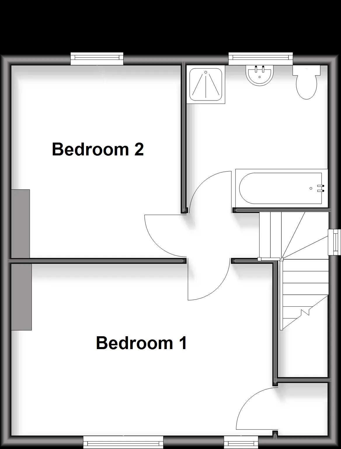 2 bed End of Terrace