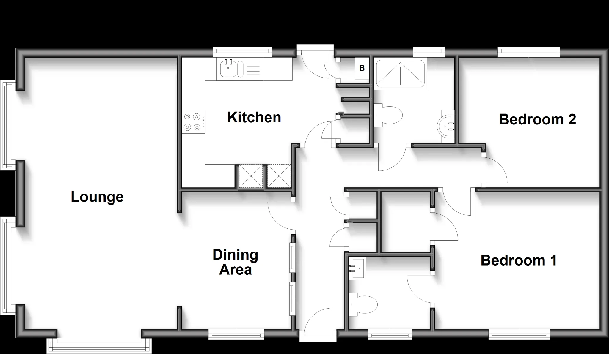 2 bed Park Home