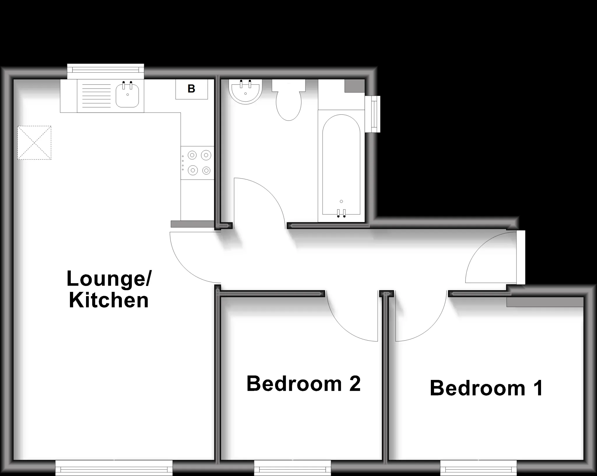 2 bed Apartment