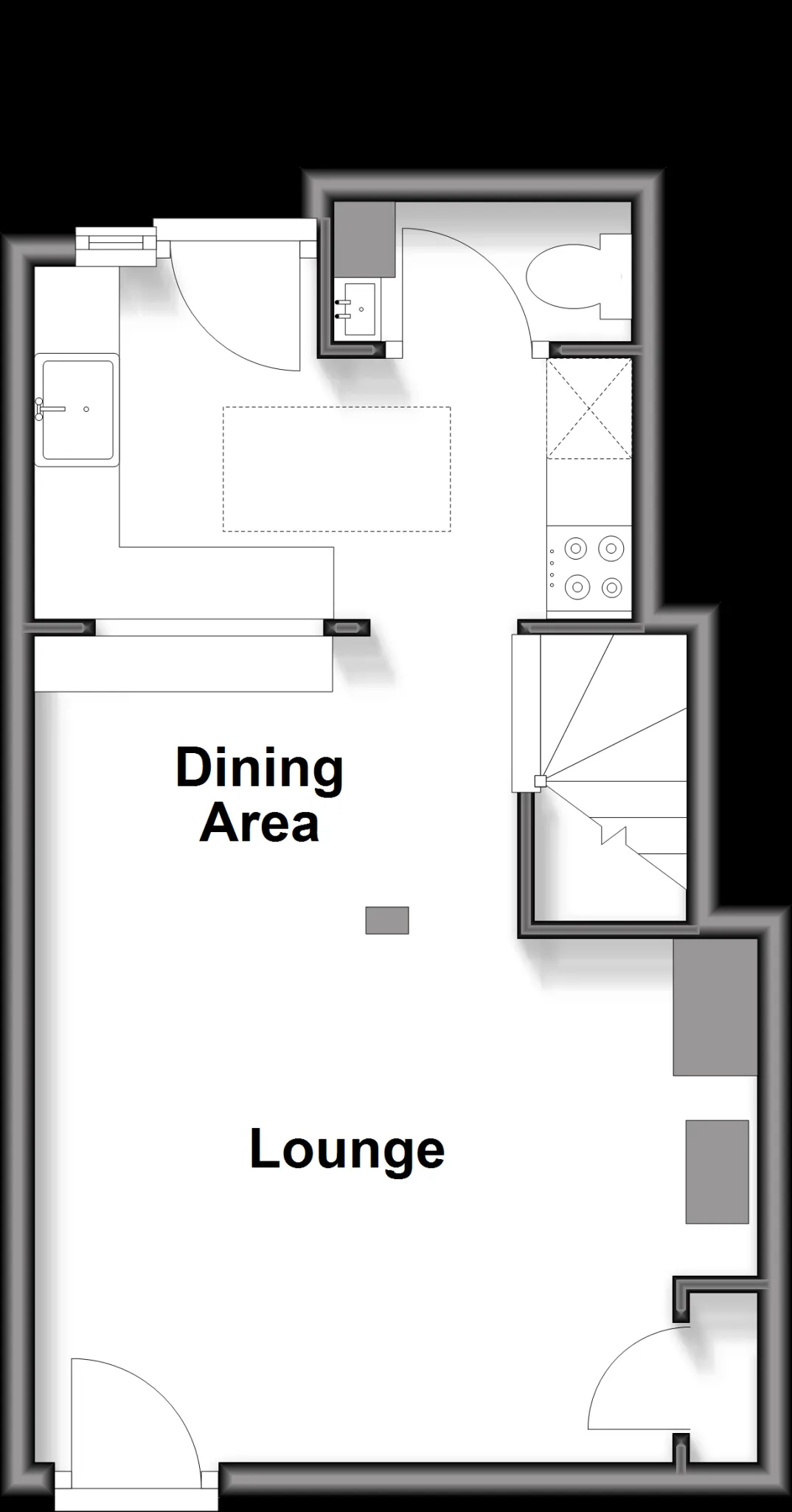 1 bed Terraced