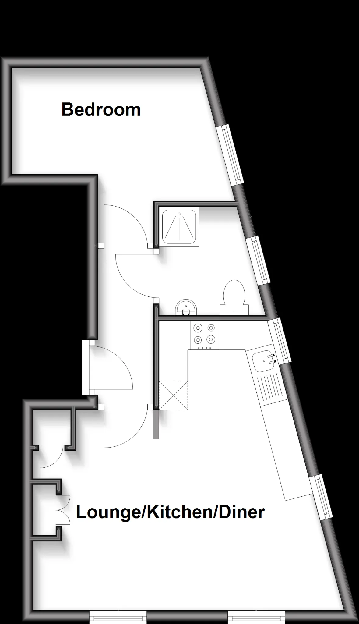 1 bed Apartment