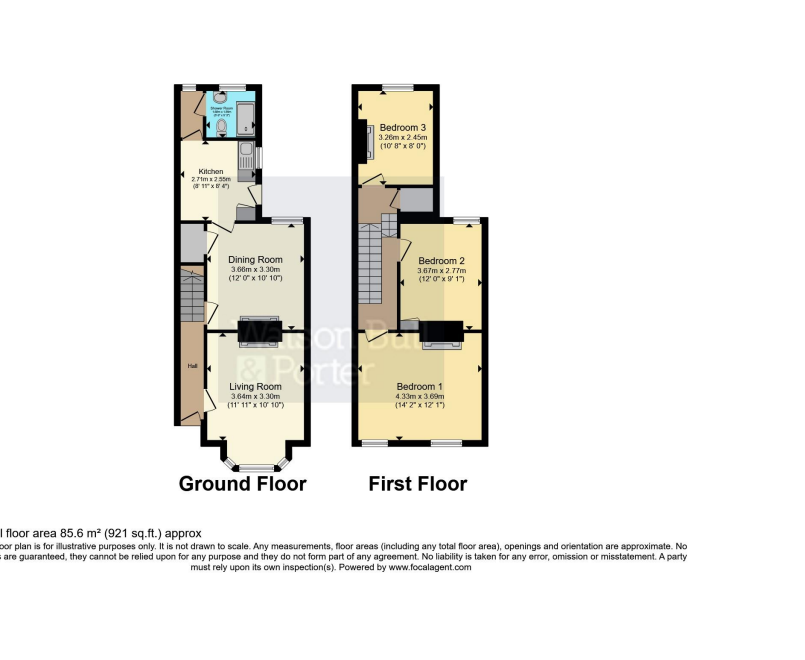 3 bed End of Terrace