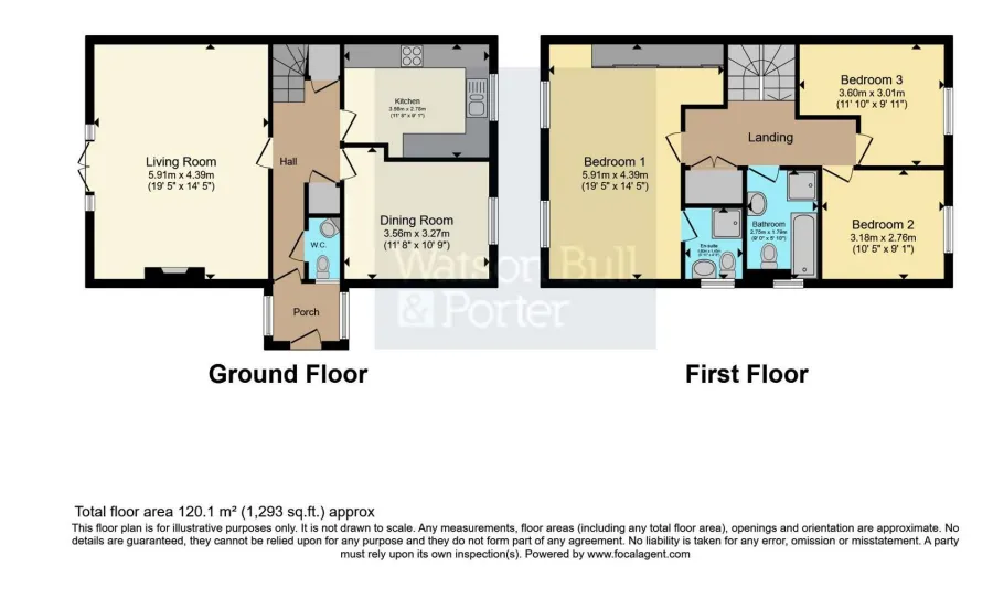 3 bed End of Terrace