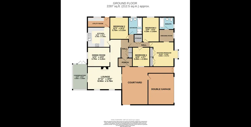 SPACIOUS FOUR BEDROOM DETACHED BUNGALOW DUAL ASPECT LOUNGE SEPERATE DINING ROOM KITCHEN/BREAFAST ROOM MASTER BEDROOM 