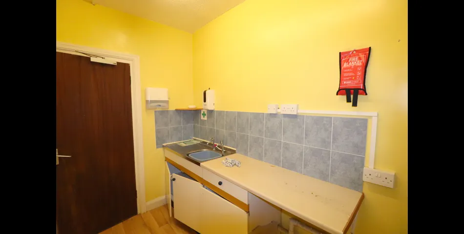 End of terrace office building