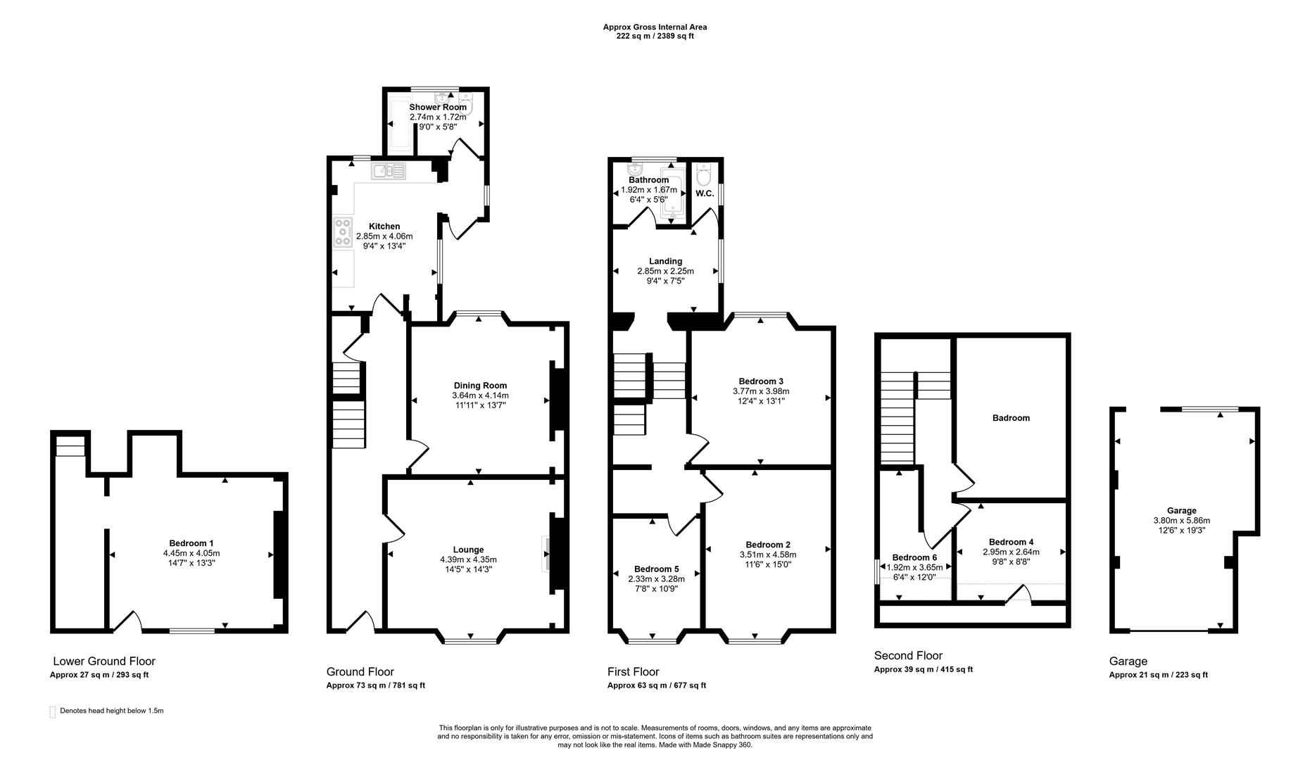 4 bed Terraced