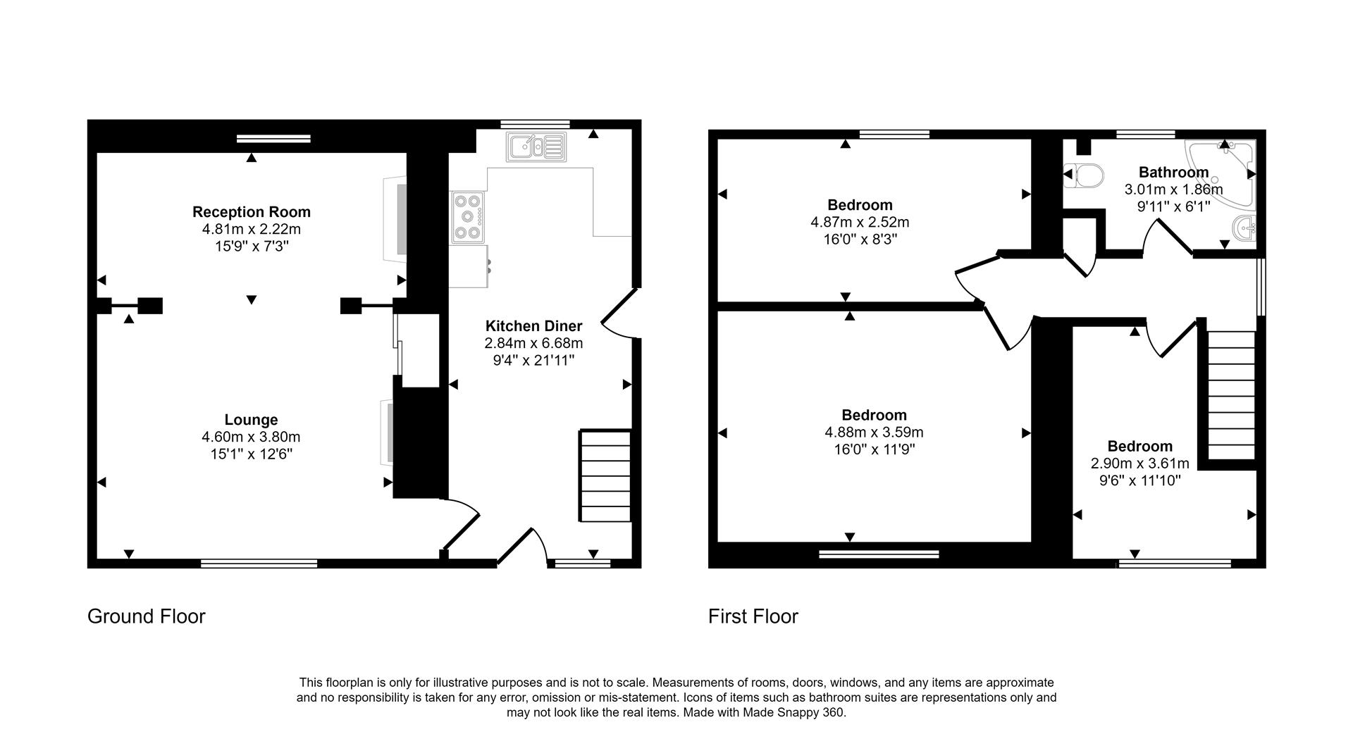 5 bed Terraced