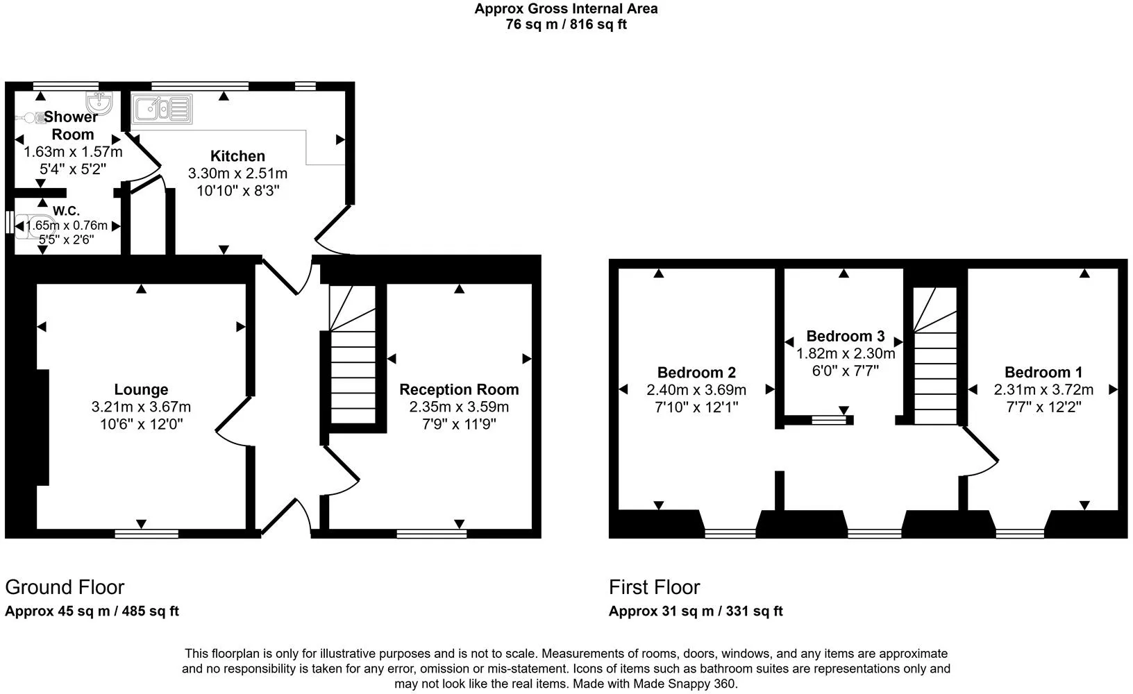 3 bed Semi-Detached