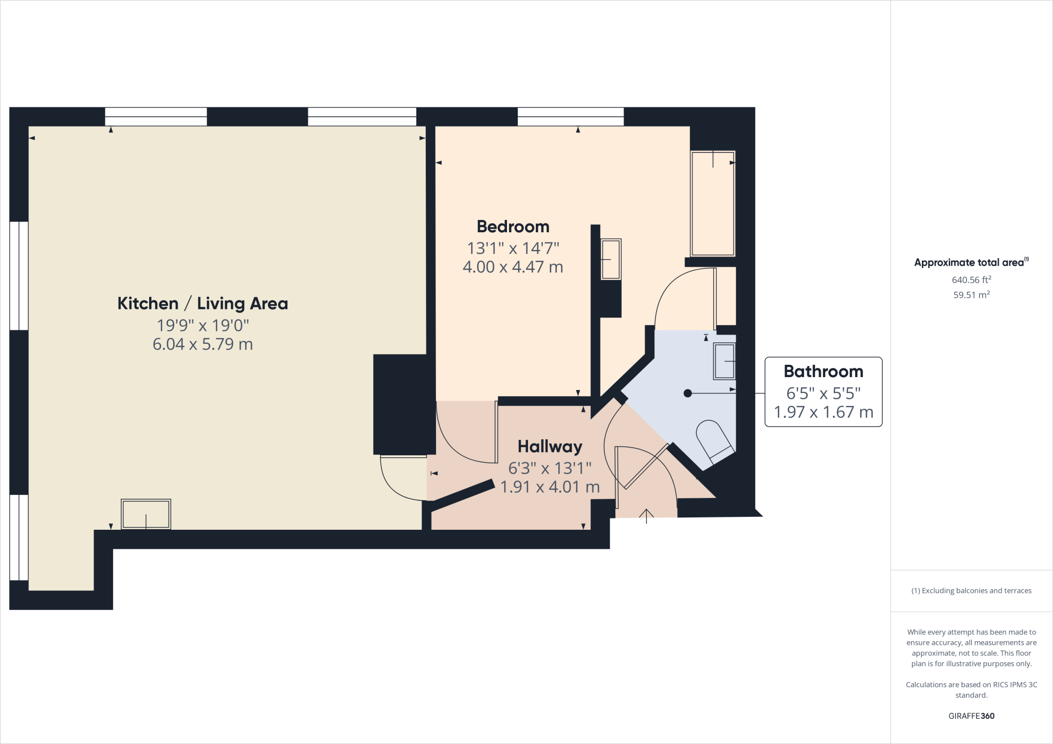 1 bed Apartment