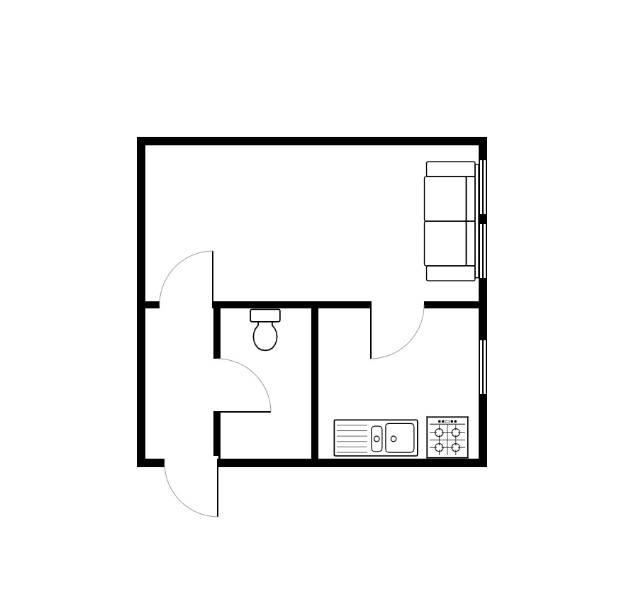 1 bed Apartment