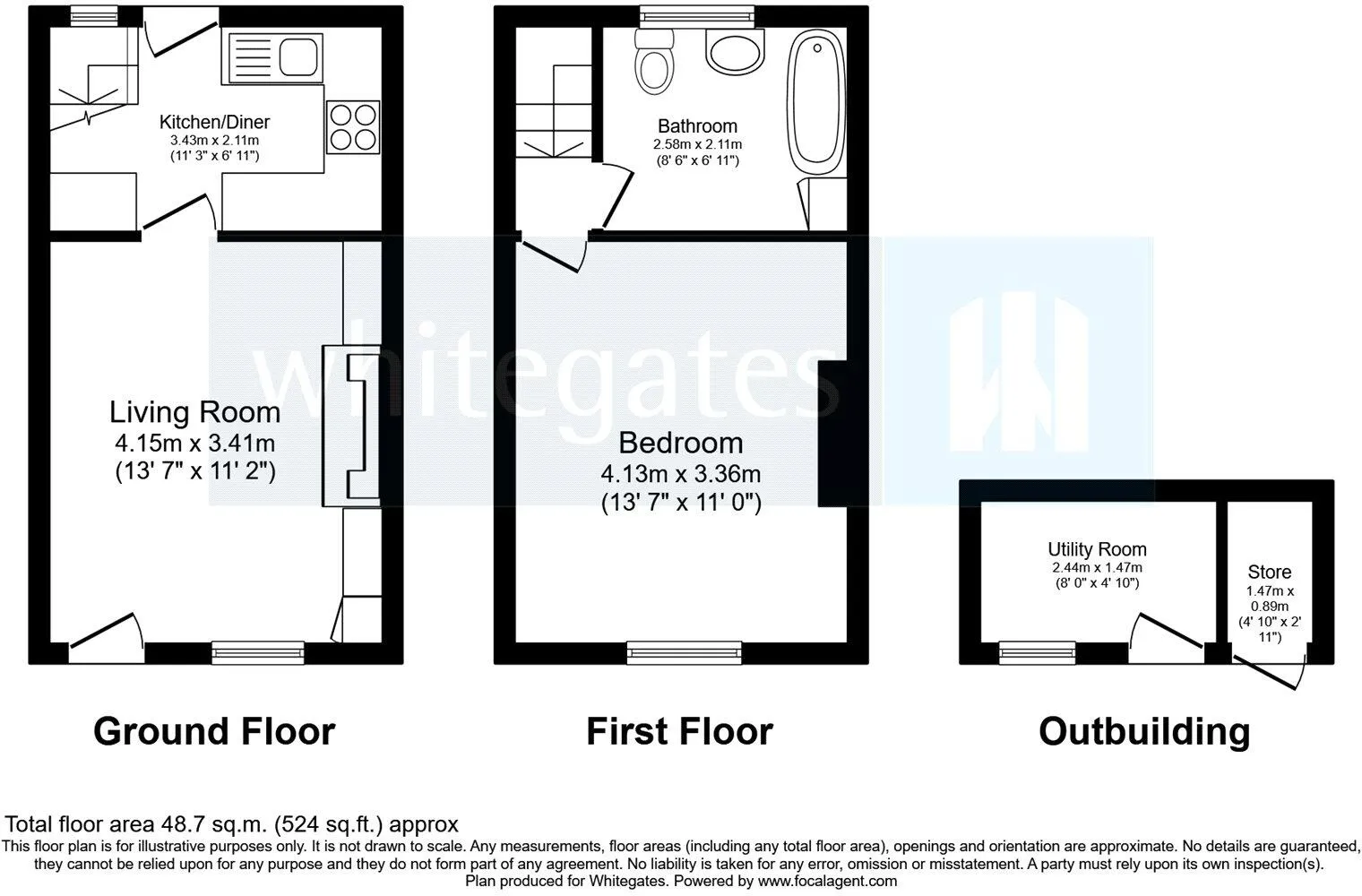 1 bed Terraced