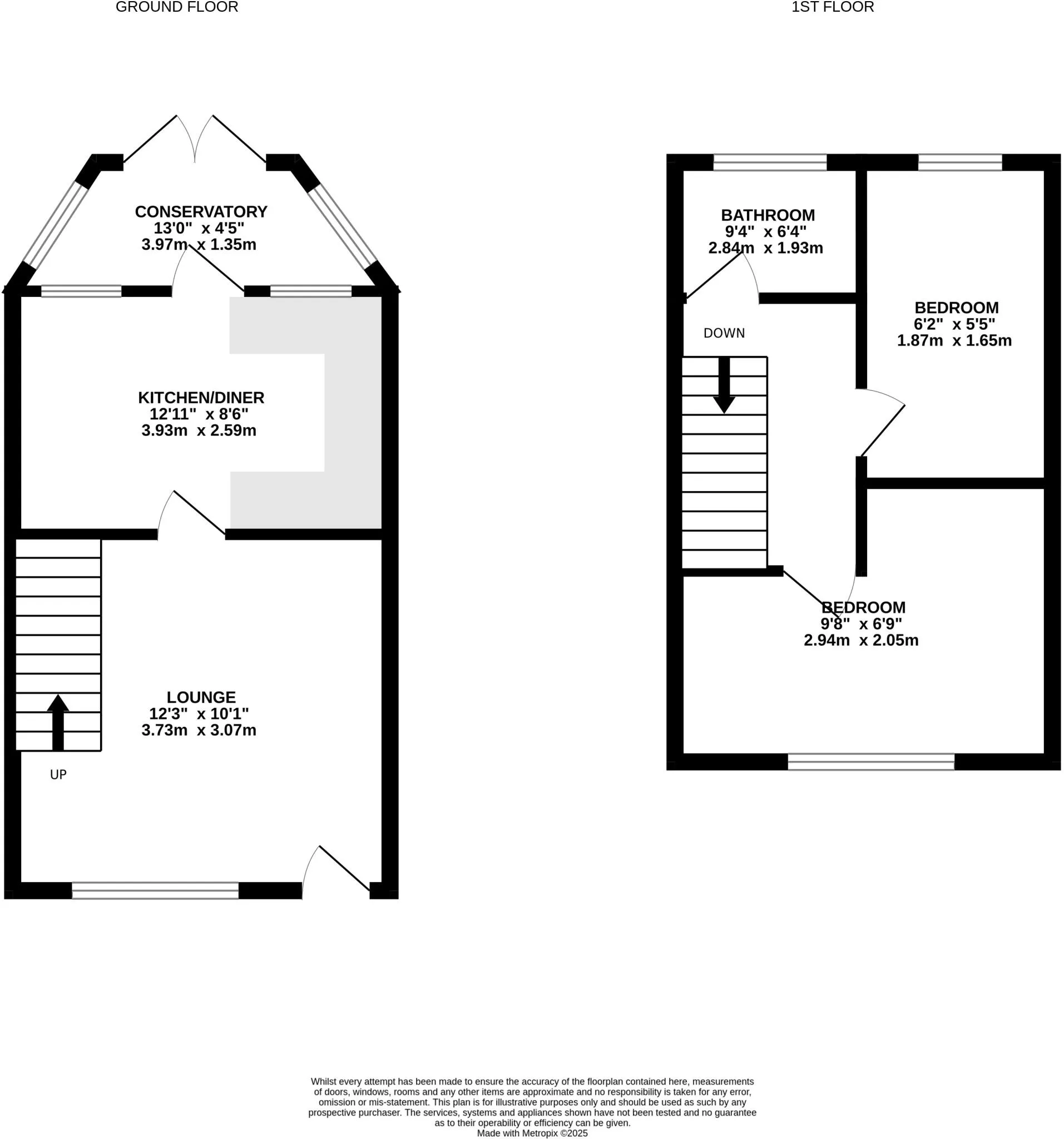 2 bed Semi-Detached