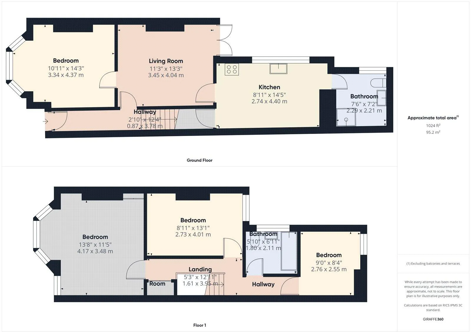 3 bed House