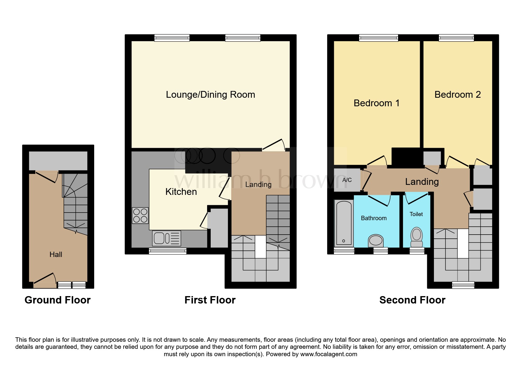 2 bed Maisonette