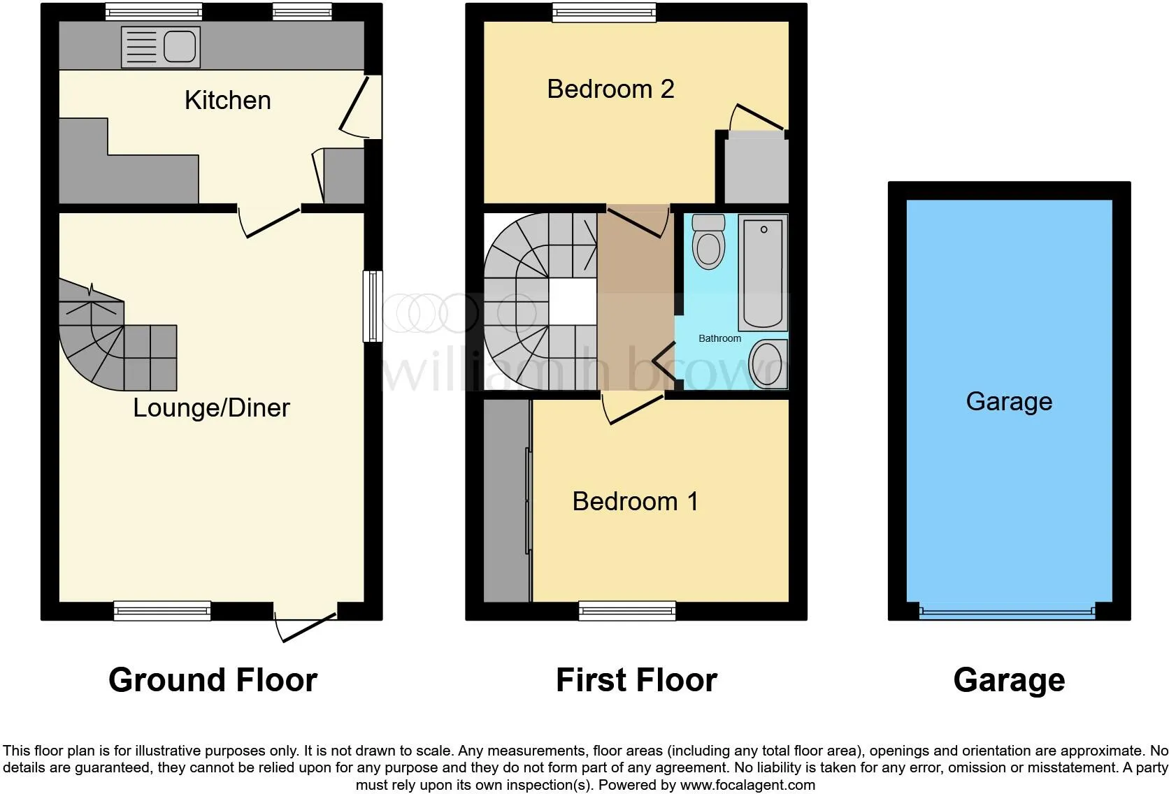 2 bed End of Terrace