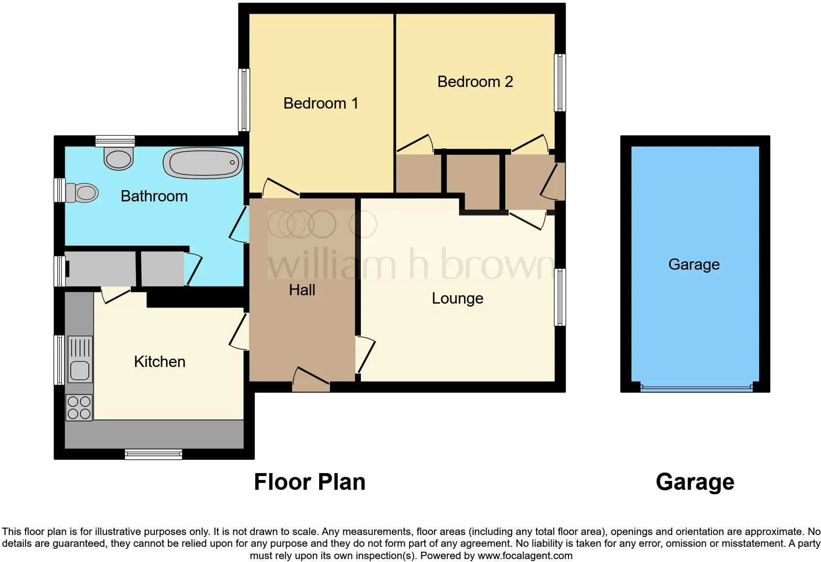 2 bed Detached Bungalow