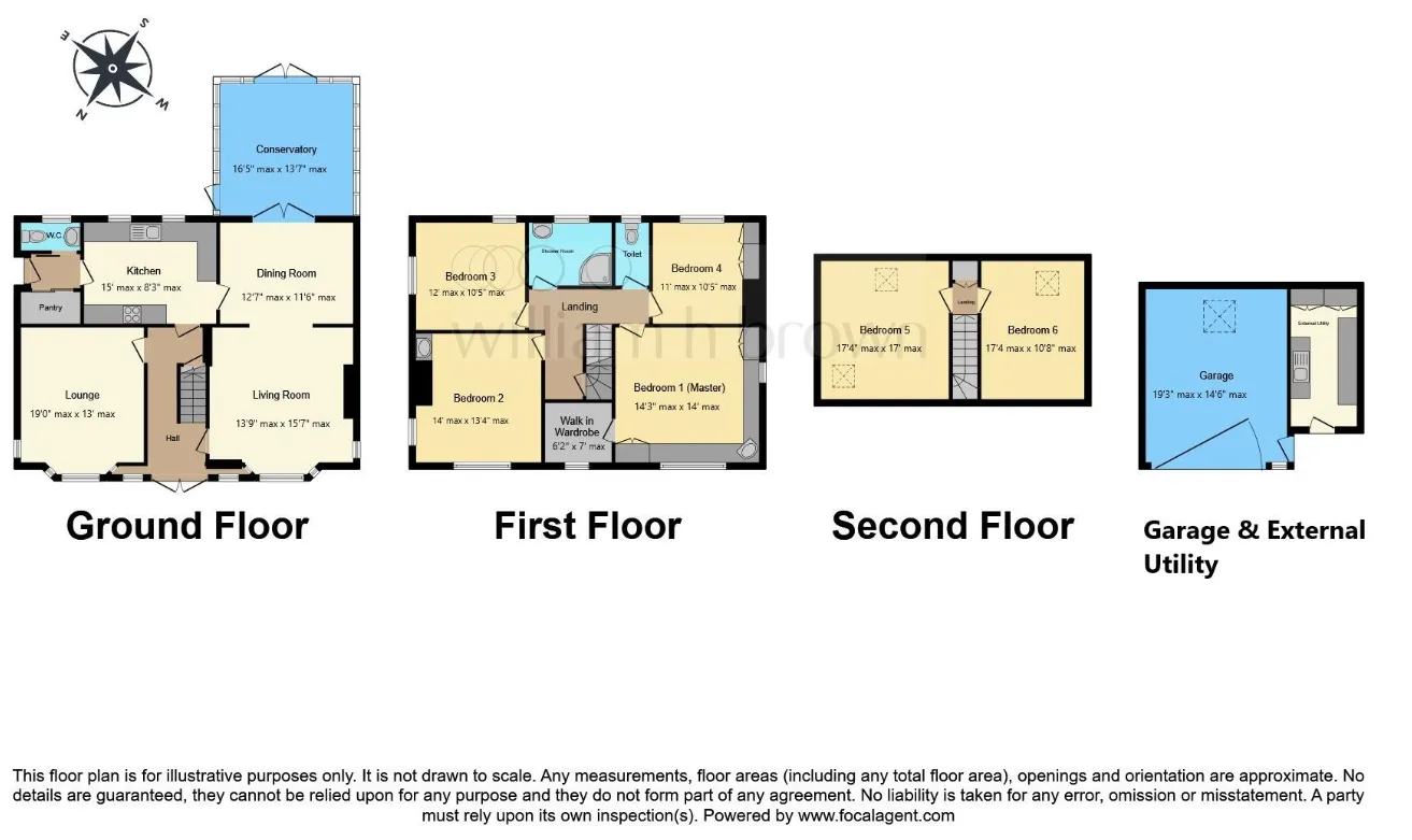 6 bed Detached