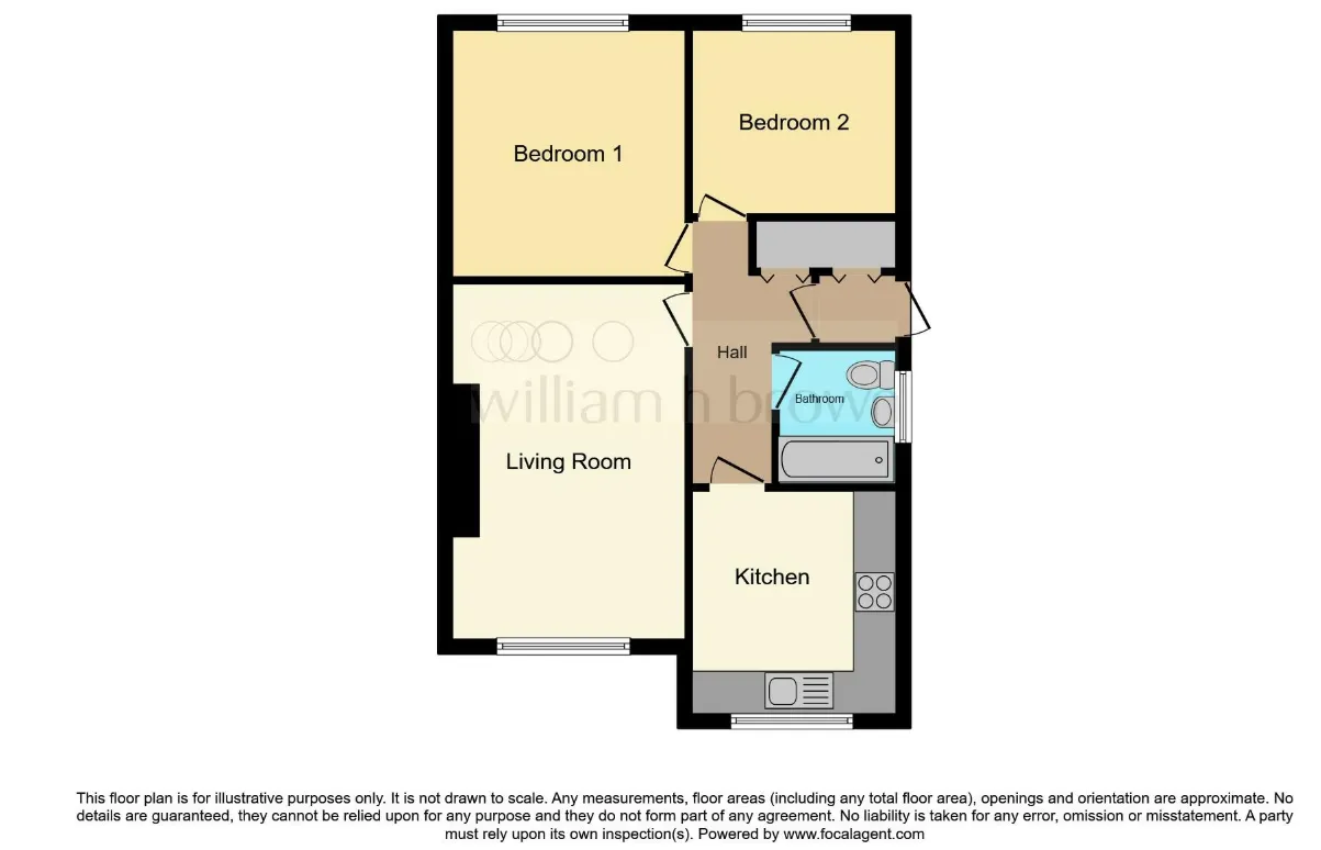 2 bed Semi-Detached Bungalow