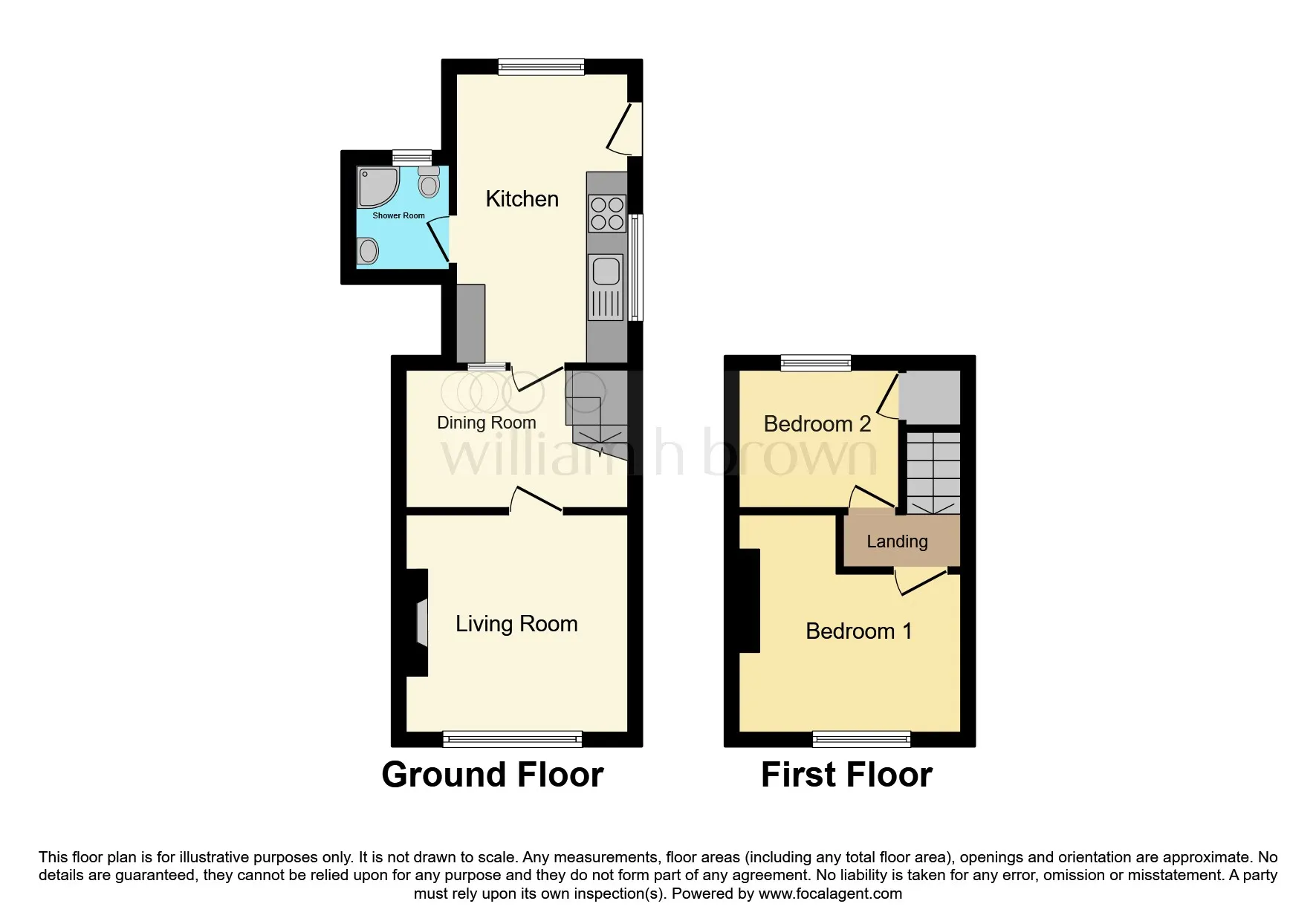 2 bed End of Terrace